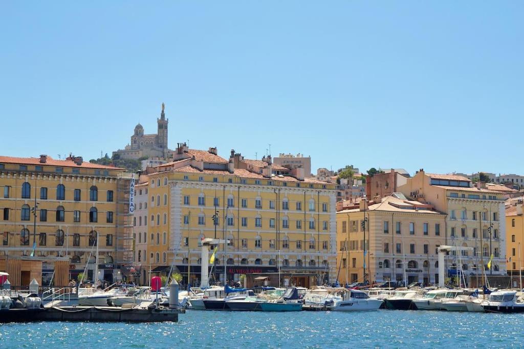 Rare Appart 2 Chambres En Duplex Design Au Panier Marseille Exterior photo